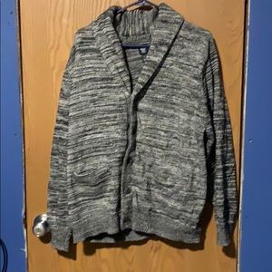 Gray cardigan